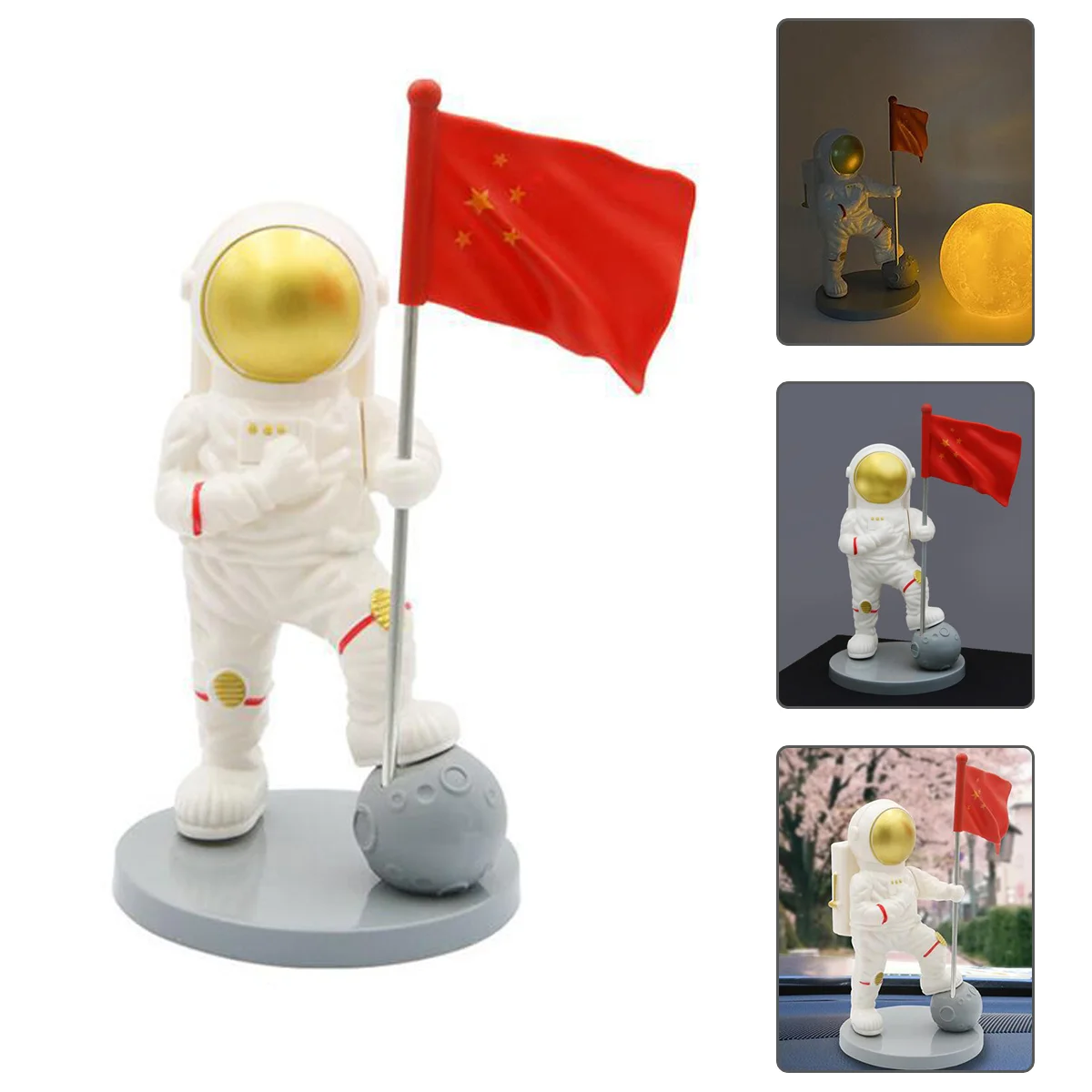 

Ornaments Table Decoration and Accessories Decorations Astronaut Sculpture Cake Figurine Desk Gifts Desktop Decorate