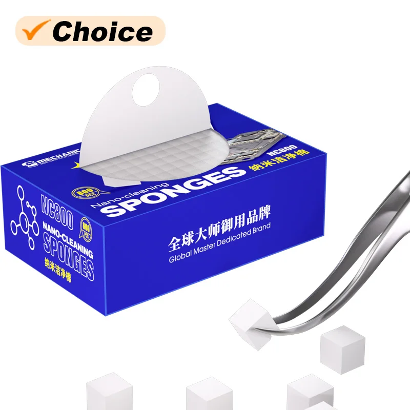 

Mechanic NC800 Nano Cleaning Sponge Widely Used High Density Cotton Strong Wear Resistance No Slagging Sponge Clean Tool