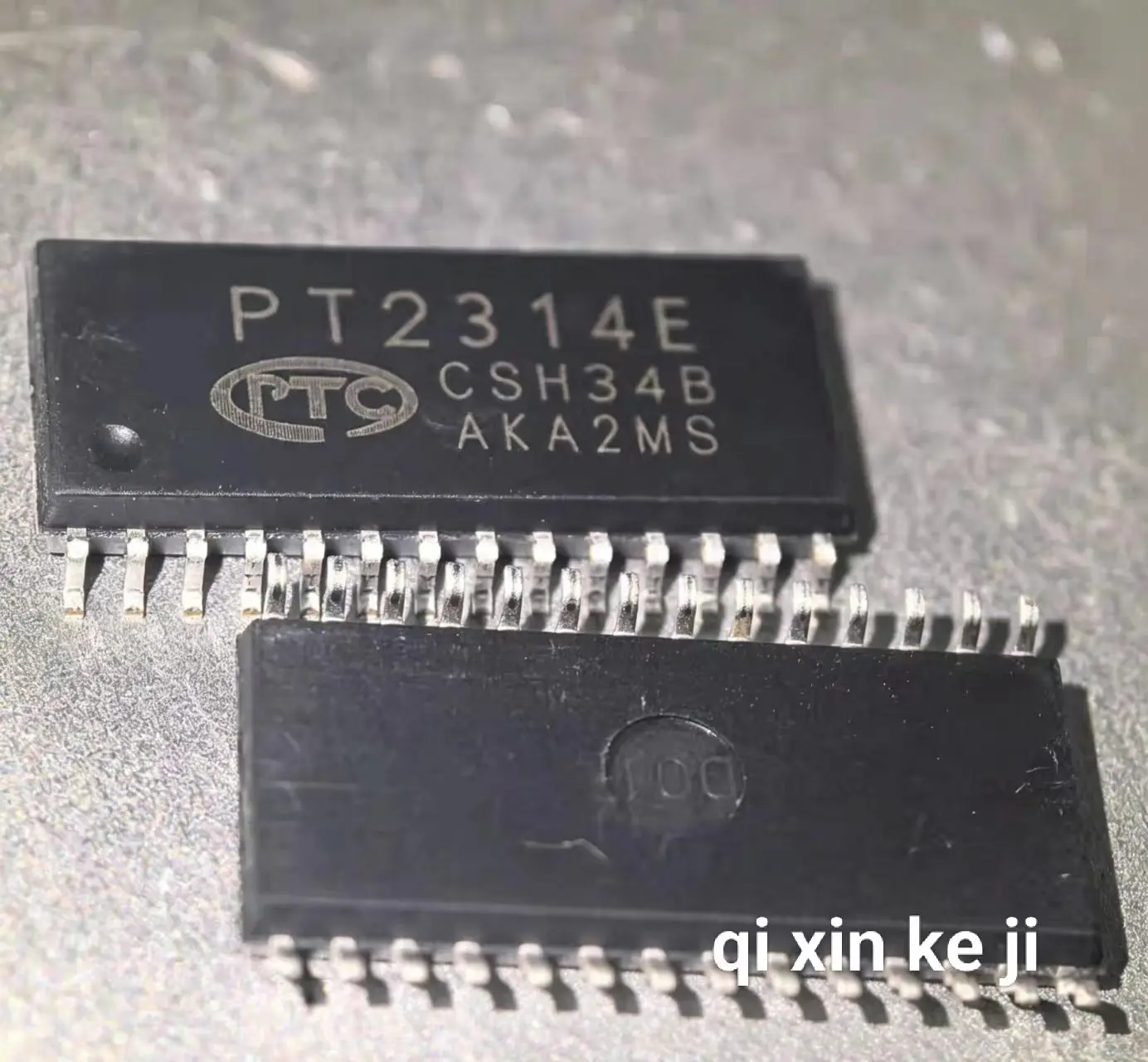 PT2314E SOP28  Brand-new, Genuine, Original  Four-input audio processing with tone control circuit; ready for direct mounting