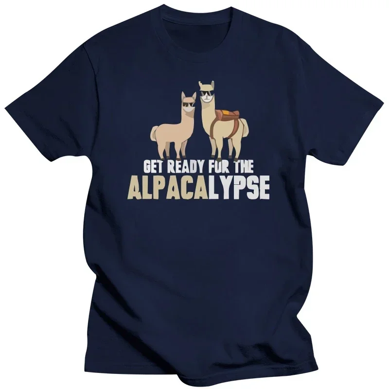 Men tshirt The Alpacalypse Funny Alpaca  Shirt    women - tees top