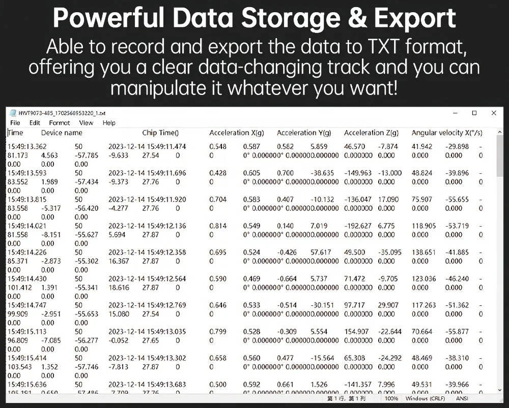 Sensor AHRS IMU 3-Axis giroskop Magetometer, IP68 tahan air 0.001 derajat Sensor Akselerometer