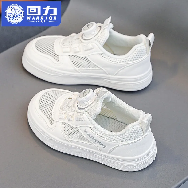 

Unisex Children Breathable Summer Sneakers 2026 New Mesh Upper Kids Casual Sports Shoes Boys Girls White Running Shoes