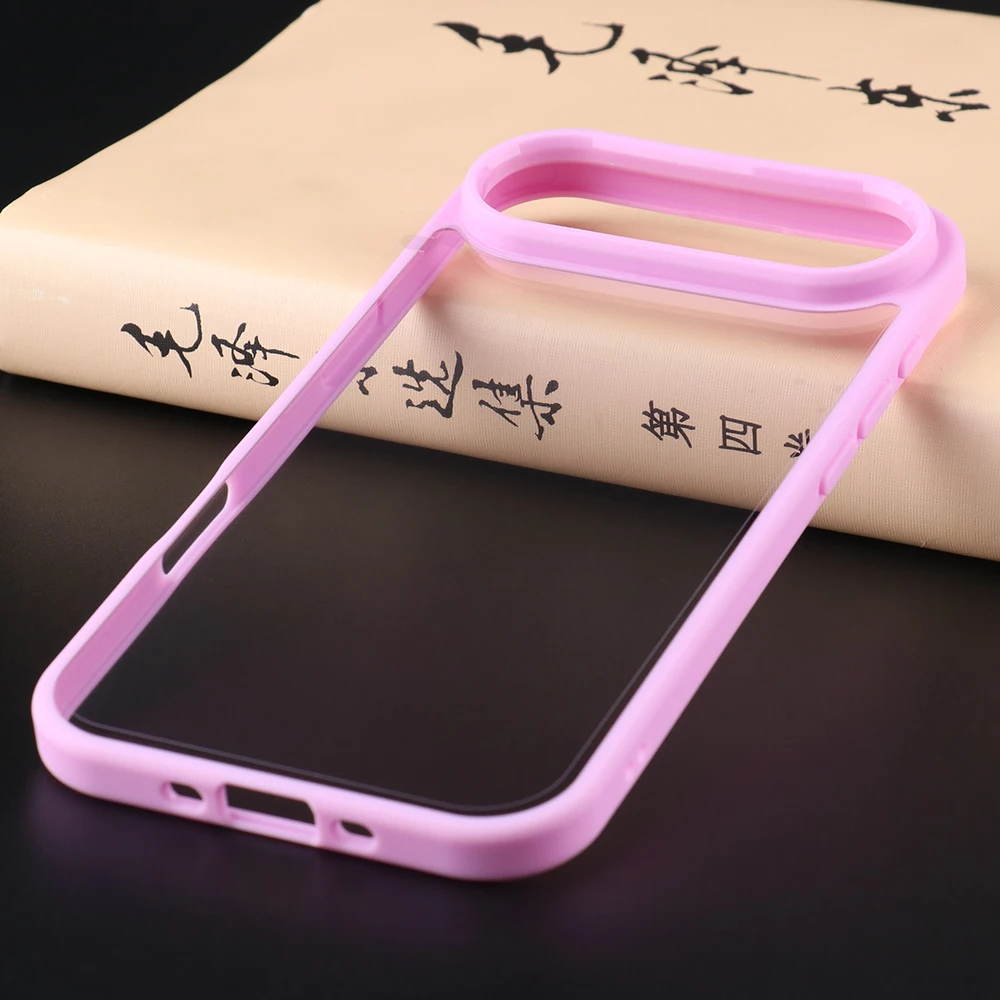 UGOjP For iPhone 17 Air Case Men Women Anti-drop Transparent Phone Case Shockproof TPU Frame Clear Thin Protective Back Cover - náhled 3