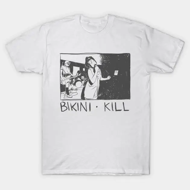 

Vintage Bikini Kill Music Cotton White Full Size Unisex Shirt