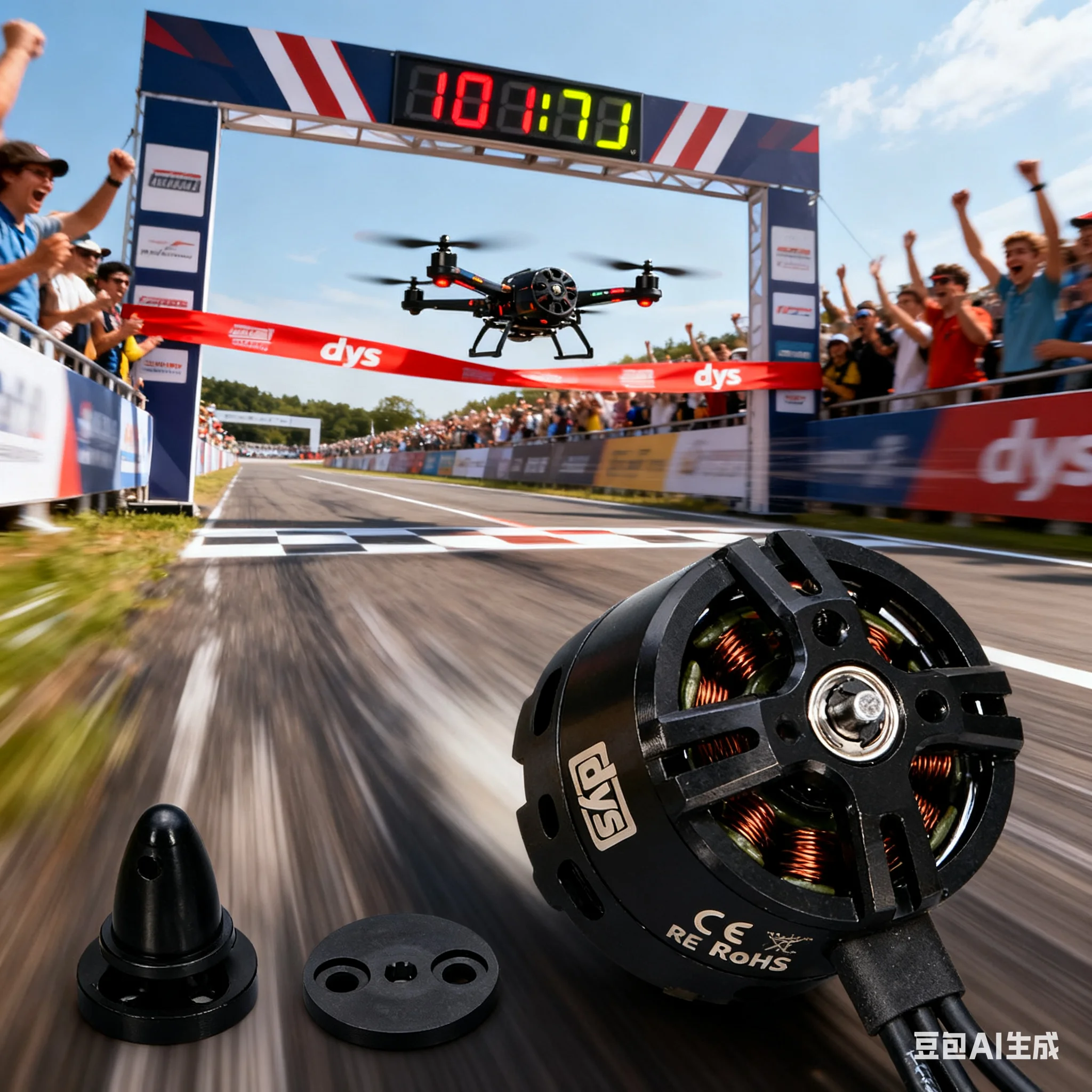 BE1806 1400KV borstelloze motor