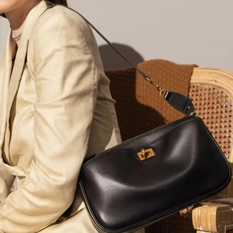 

Ladies Leather Commuter 2025 Underarm Bag Rodeobag Small Square Casual Versatile Crossbody Bag Fashionable Single Shoulder Bag