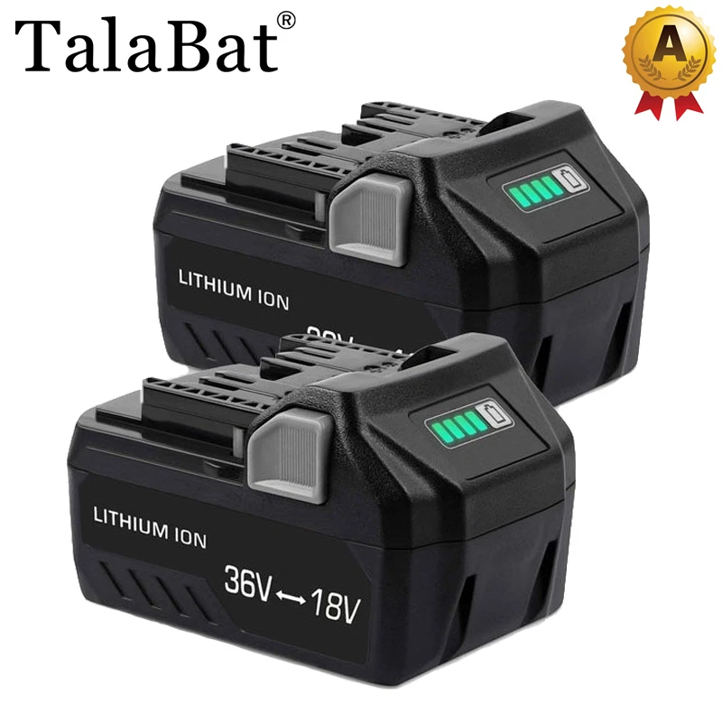 6500mAh/8000mAh 18V/36V Battery for Metabo HPT（Hitachi） MultiVolt Battery 371751M 372121M BSL36A18 BSL36B18 Lithium-ion Battery