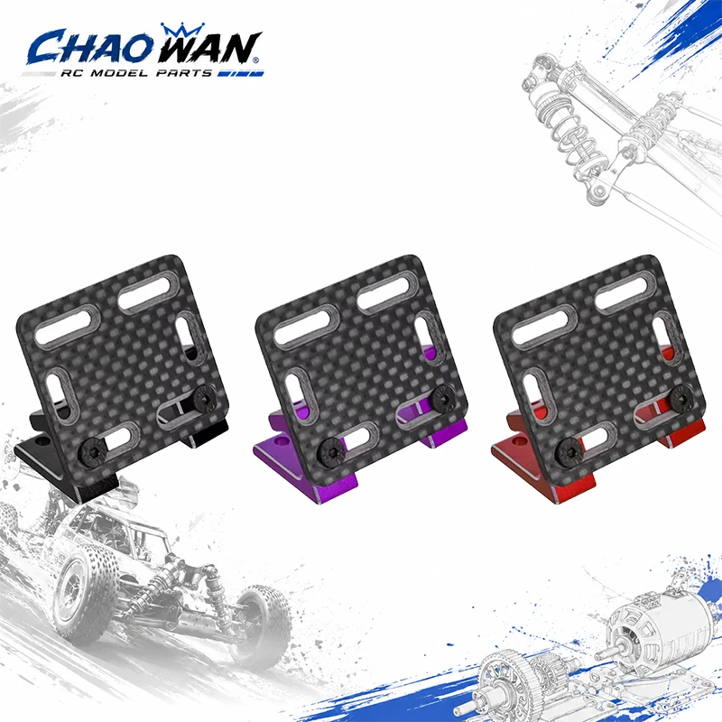 Carbon Fiber ESC V2 Inclined Mount Holder Plate For YOKOMO YD2 1/10 RC Drift Car Electronic Speed Controller Bracket Upgrade Acc