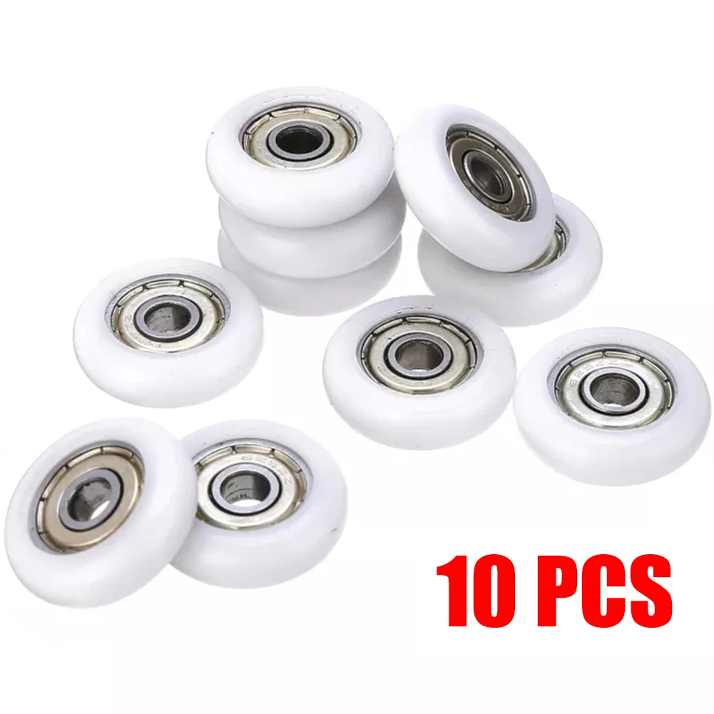 8/10Pcs Shower cabin rollers Replacement Runner Wheels 19/23/25mm Wheel Diameter 5/6mm Hole For shower cabin  Enclosures Steam