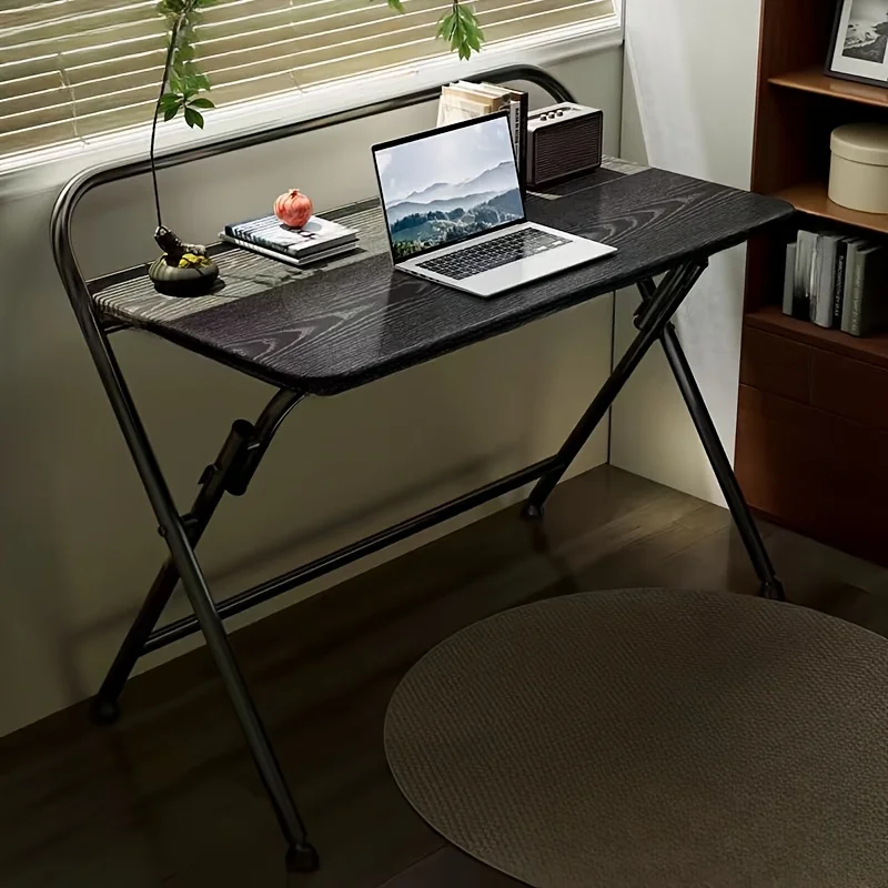 Student Study Table 24 Inch Foldable Desk, Foldable Study Table for Books, Computer or Other Items Organization