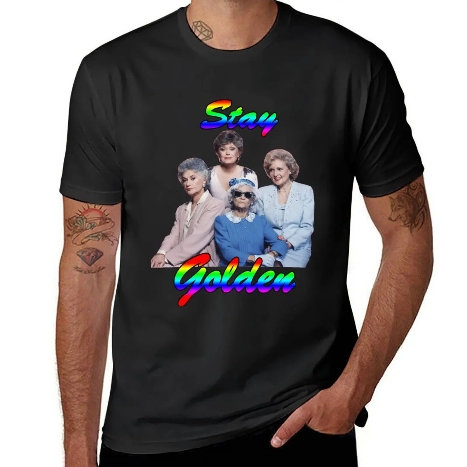 golden girls T-Shirt shirts graphic tees anime vintage clothes mens plain t shirts