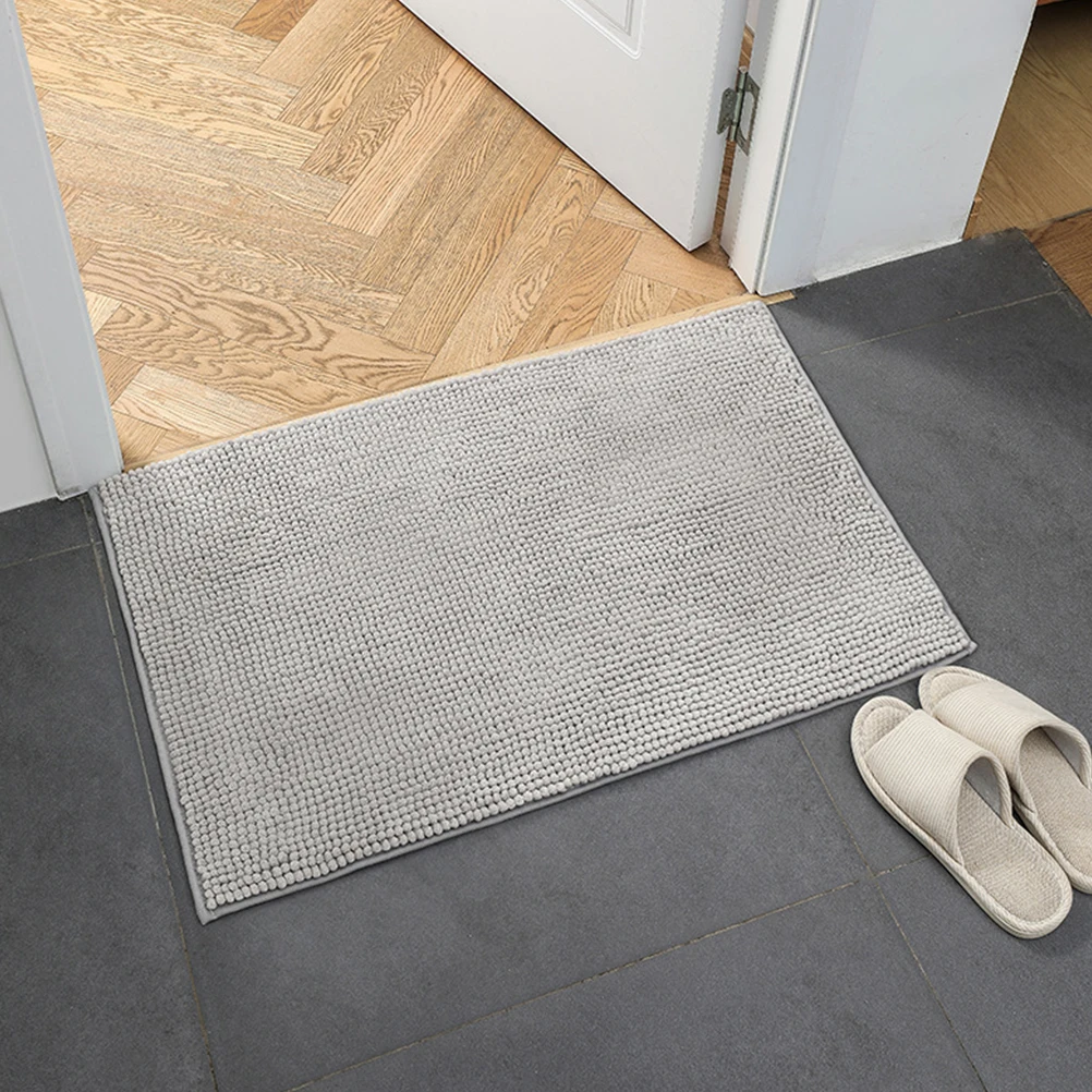 

Anti-Slip Bath Mat Water Absorbent Shower Rug Washable Bathroom Floor Cushion Comfortable Entry Door Mat Non-Slip Carpet For