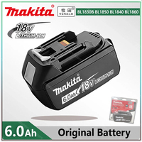 100% original Makita 3.0Ah/5.0Ah/6.0Ah 18V Rechargeable Battery Makita 18V BL1830 BL1860B BL1850 BL1850B Power Tools Battery