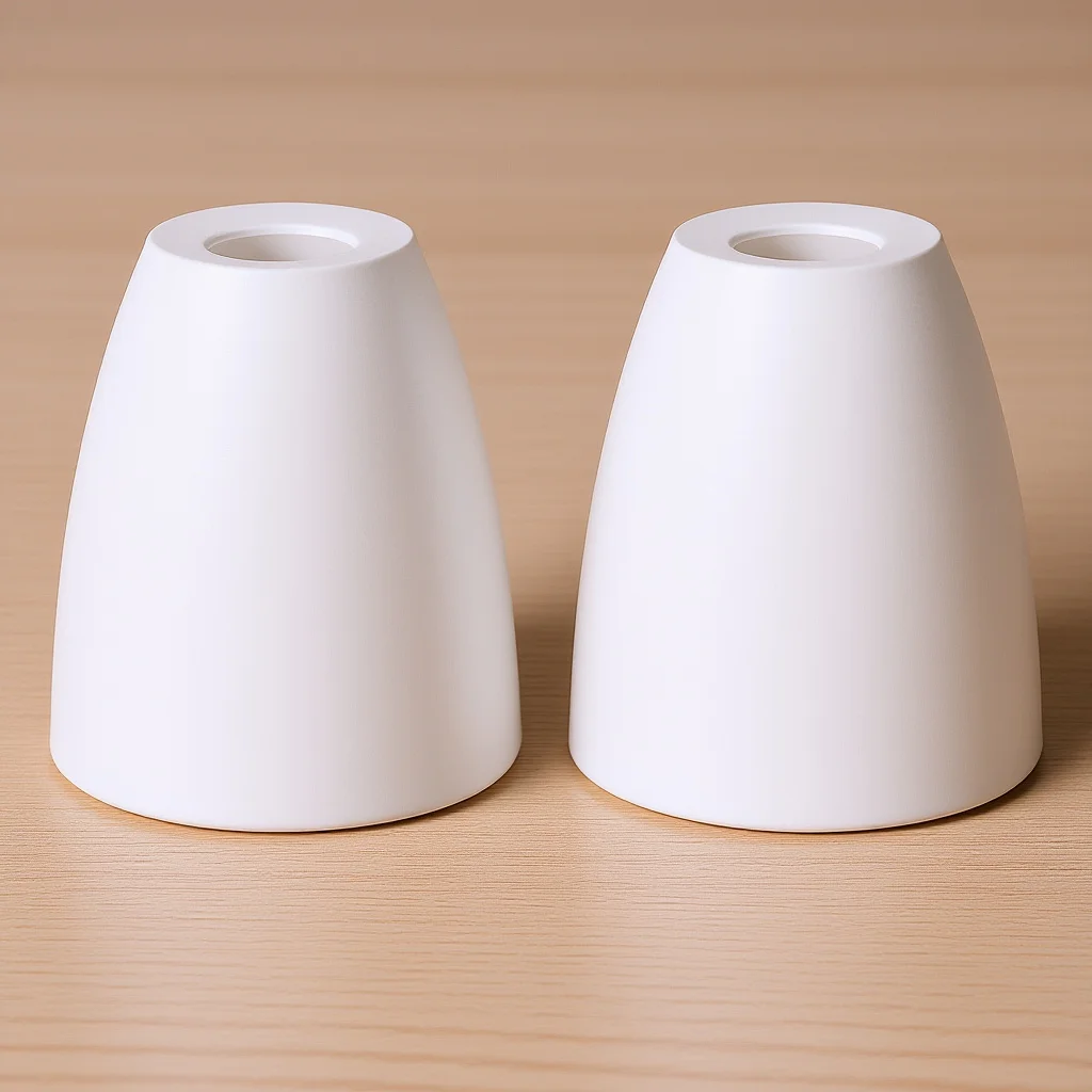 

2Pcs White Plastic Lampshade Table Light Shade Durable Replacement for Home Hotel Small Lamp Shades Lampshades for Table Lamp
