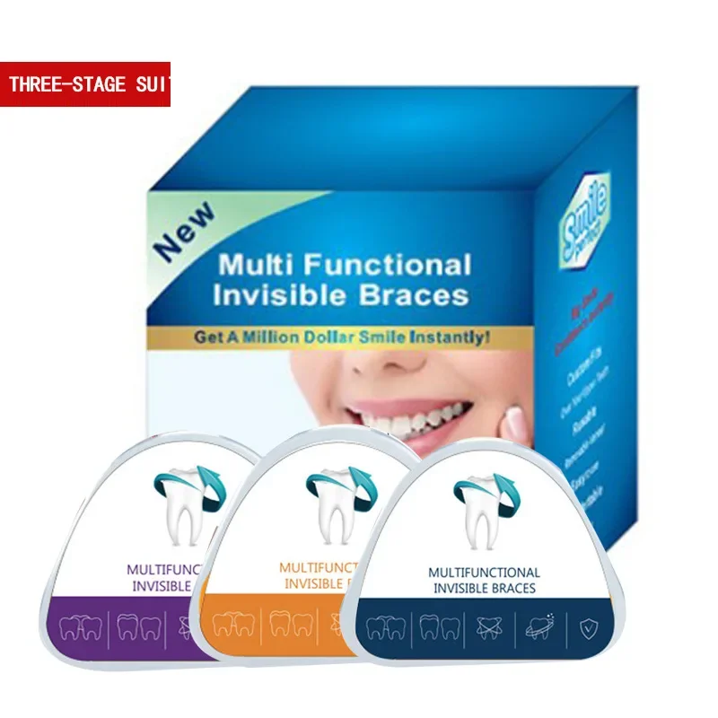 3 Stages Dental Orthodontic Braces Anti Snoring Bruxism Mouth Guard Teeth Retainer Silicone Teeth Retainer Mouth Guard Braces