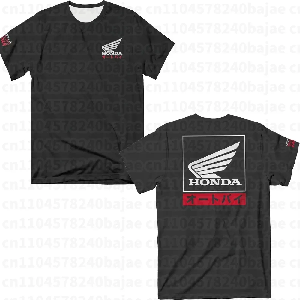 2026 Sommer Mode Moto Grafik Arbeitskleidung Baumwoll-T-Shirt mit Aufdruck Locker Lässig Bequem und Atmungsaktiv – Detail 4