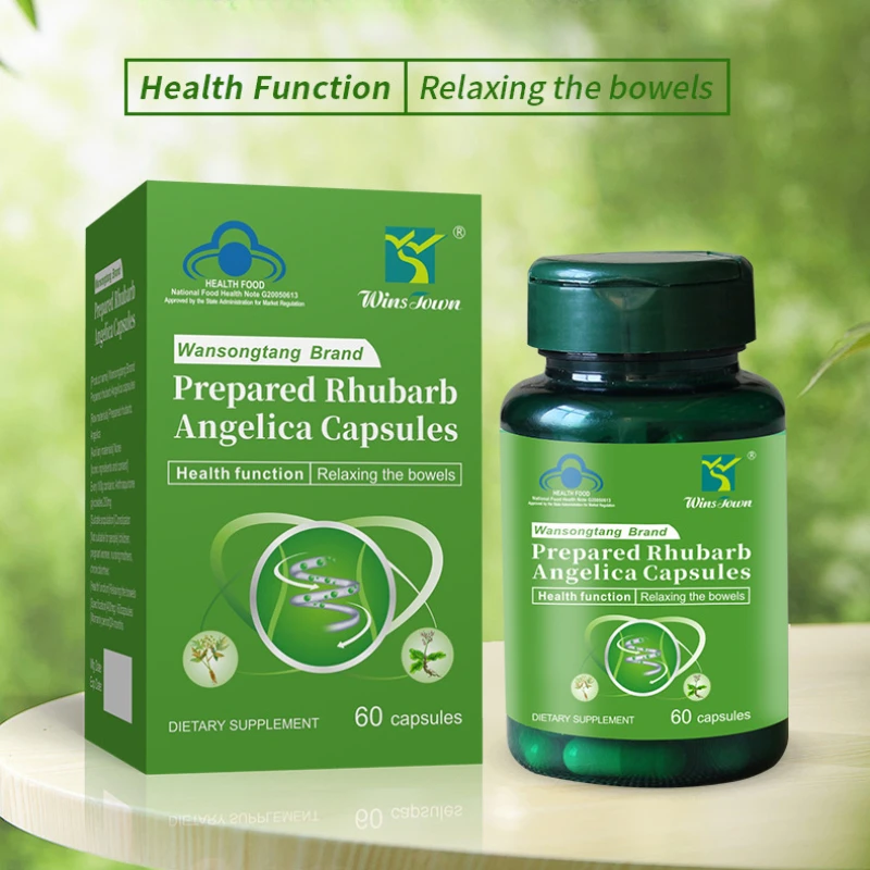 

1 bottle Prepared Rhubarb Angelica Capsules health food