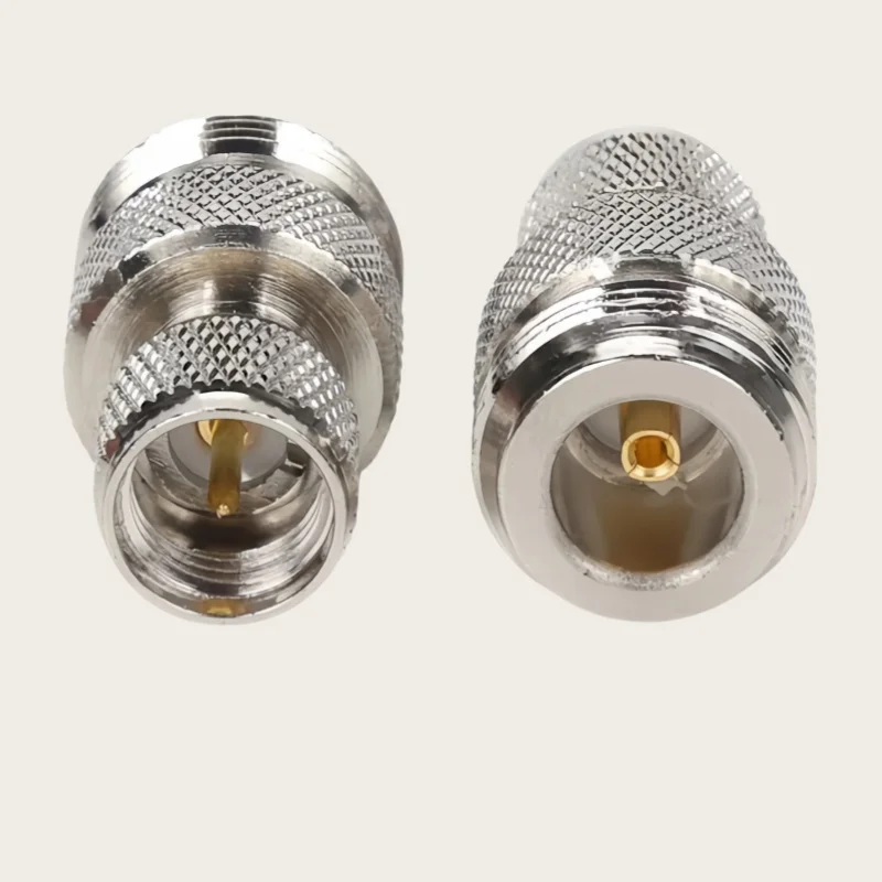 2PCS/LOT Mini UHF Male plug to N Female adapter walkie talkie Motorola RF adapter