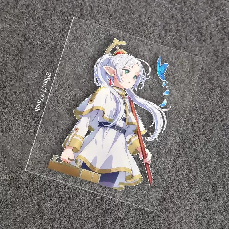 Frieren Beyond Journey's End Anime Girl Vinyl Car Decal Sticker Waterproof Scratch Cover for Window