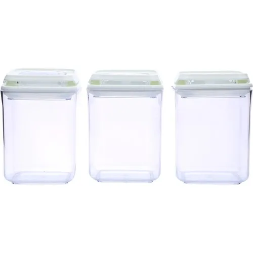 From Tuffex 3'lü Plastic Vacuum Jar Set 250 ml.