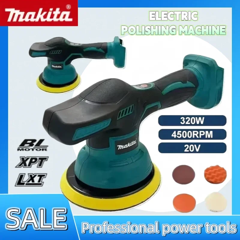 

Беспроводная полировальная машина Makita с 8 скоростями и цифровым дисплеем, электрическая полировальная машина для авто, для нанесения воска и полировки, совместима с аккумуляторами Makita