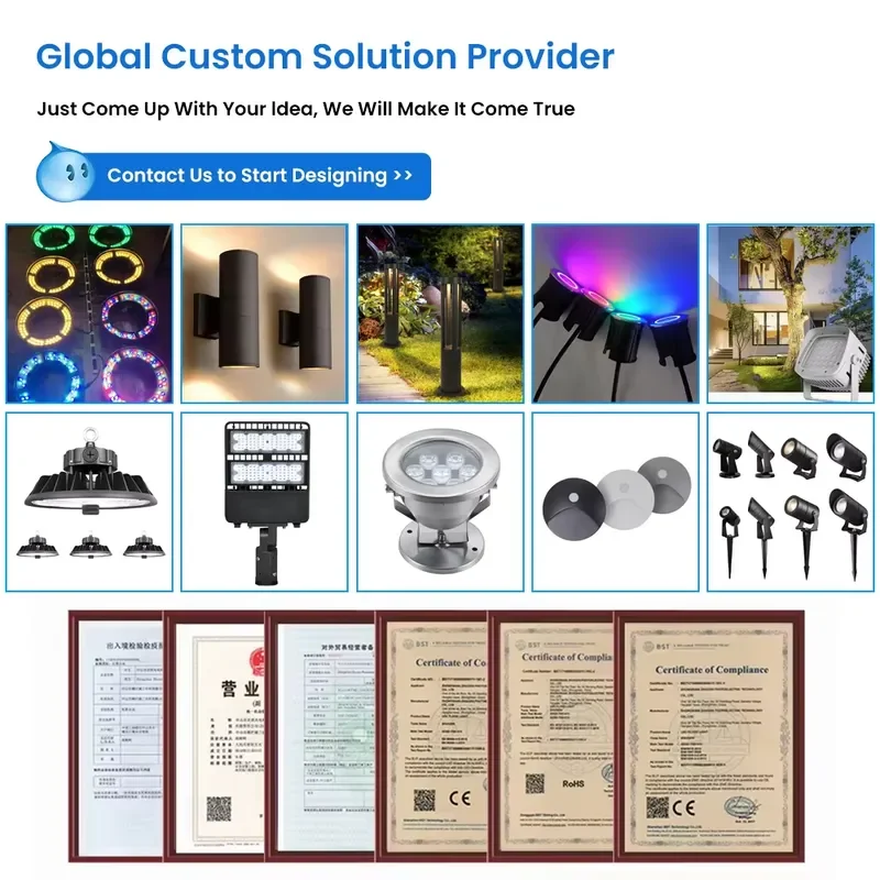 Top Sale 3W 12V Inground IP67 Waterproof DMX512 Control LED RGB Landscape Lighting for Garden Deck Dimmable Remote for LED view 4