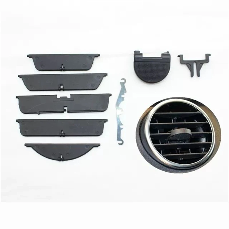 Auto Front Center Console Air Conditioning Vent Bezel Grilles Set for Land Rover Range Rover Sport Discovery 4 LR3 LR4