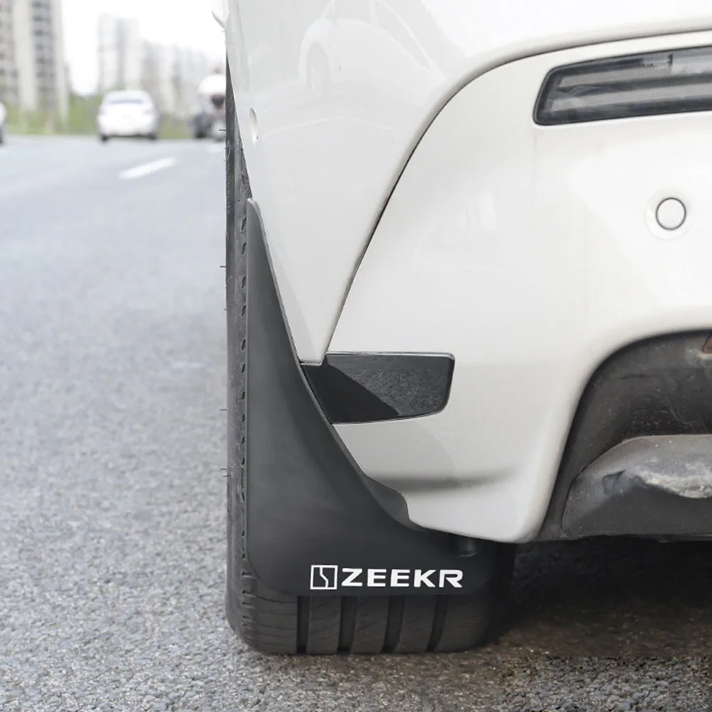 4 Pcs Suitable For ZEEKR 7GT 2026 2027 Front And Rear Wheel Mudguards Plastic Material Automotive Parts Block Sediment Splashing