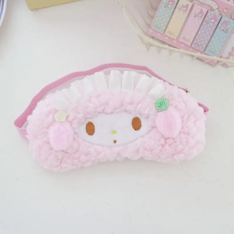 Kawaii My Sweet Piano Sanriohair Band Eye Mask Sleep Travel Face Wash Anti Slip Hair Band Facial Mask Special Headband