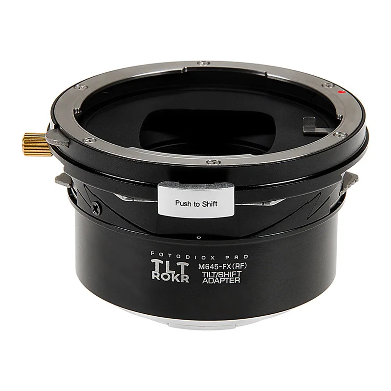 Fotodiox M645-FX TLT ROCK TILT/SHIFT Movements Lens Adapter For Mamiya 645 6x4.5 Mount Lens To Fujifilm X Mount Camera