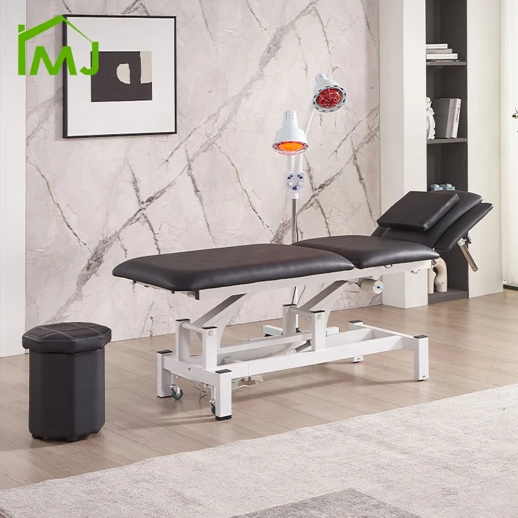 

Beauty Salon Curved Extension Lash Bed Physiotherapy Bed Electric Leg Lifting Bed