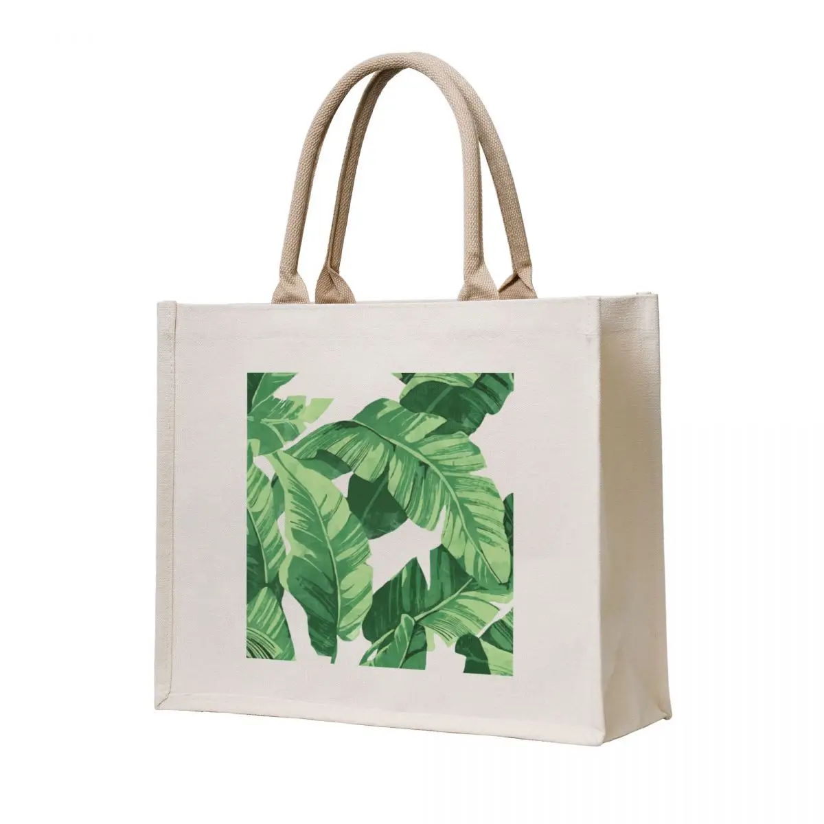 

Tropical banana leaves II Tote Bag tote bags aesthetic Women's bag eco bag folding Candy bags