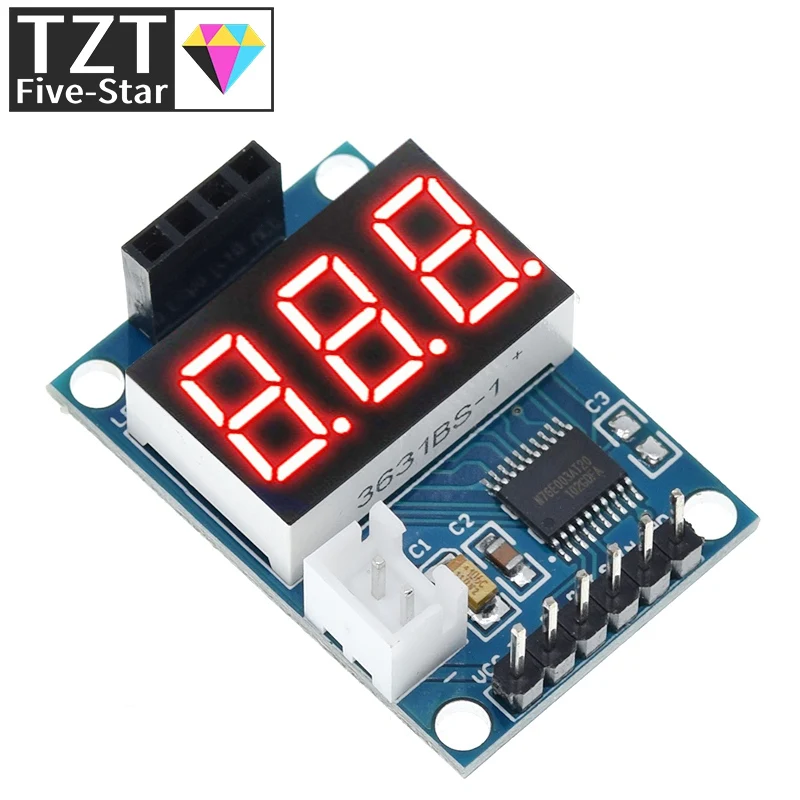 Ultrasonic Distance Measuring Module HC-SR04 Test Version Serial Output Digital Tube Display Distance Meter