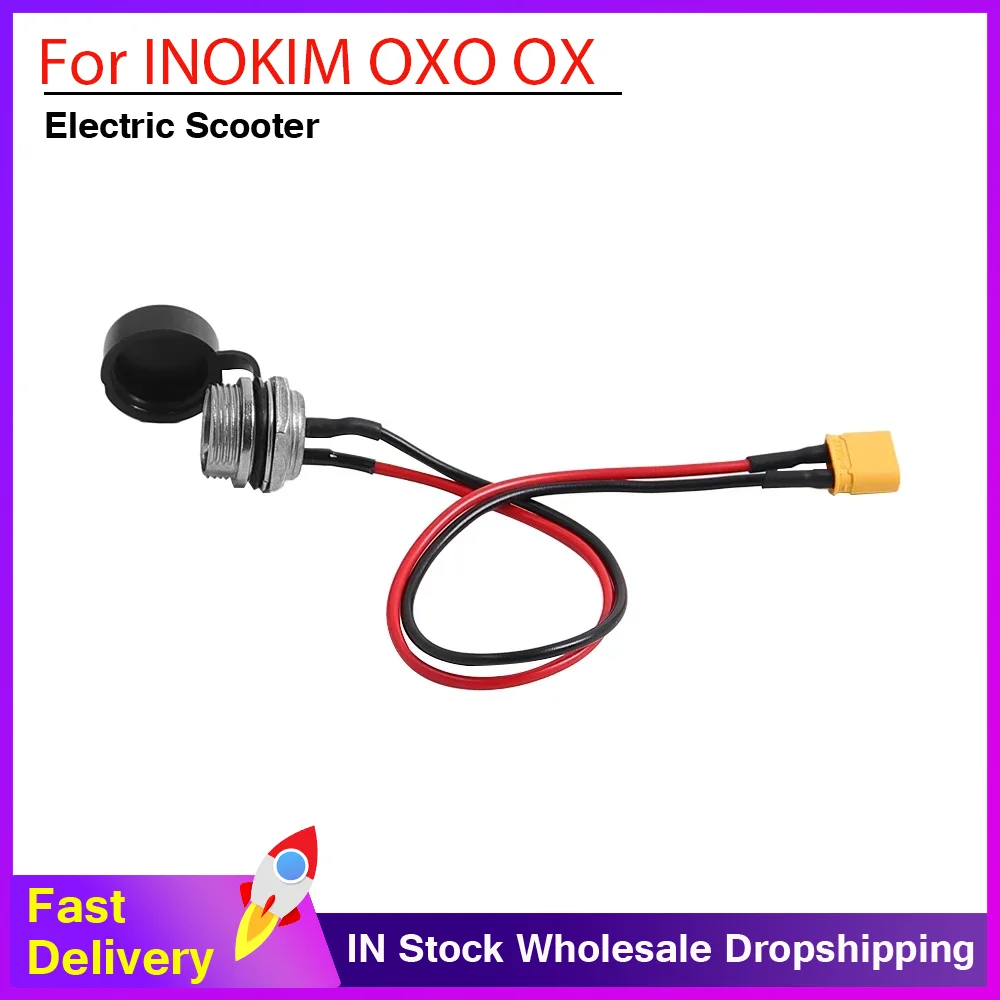 Tomada de Carregamento de 3 Pinos Aviation GX16 para Alguns Modelos de Patinetes Elétricos INOKIM OXO OX - Peças da Porta de Alimentação