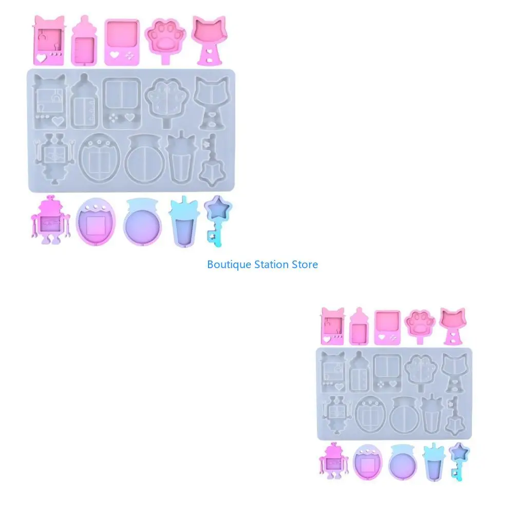 

Y55F Casting Resin Mold DIY Crafts Handmade Epoxy Jewelry Mold