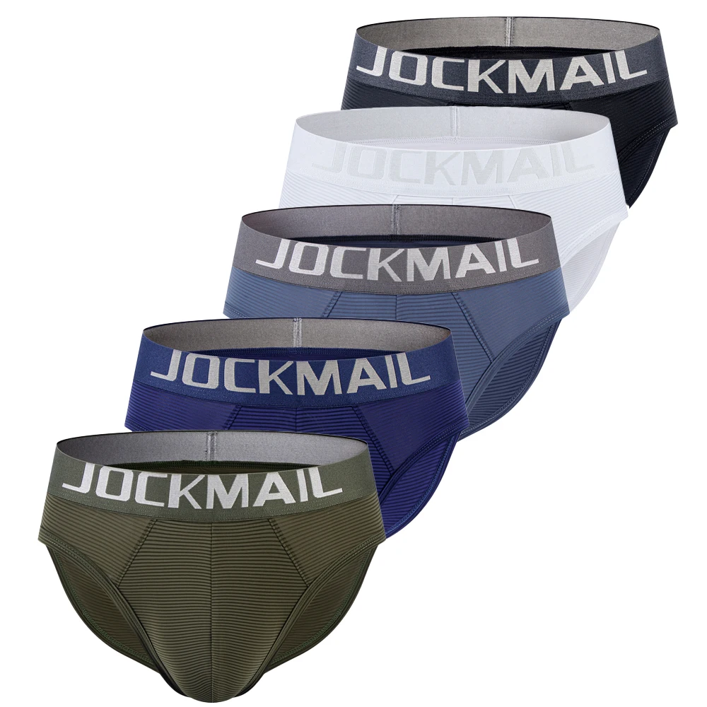 Men Underwear Free Shipping 5 Pack Briefs Sexy Low Waisted Nylon Quick Drying Man Panties Sports Micro Calzones Hombres