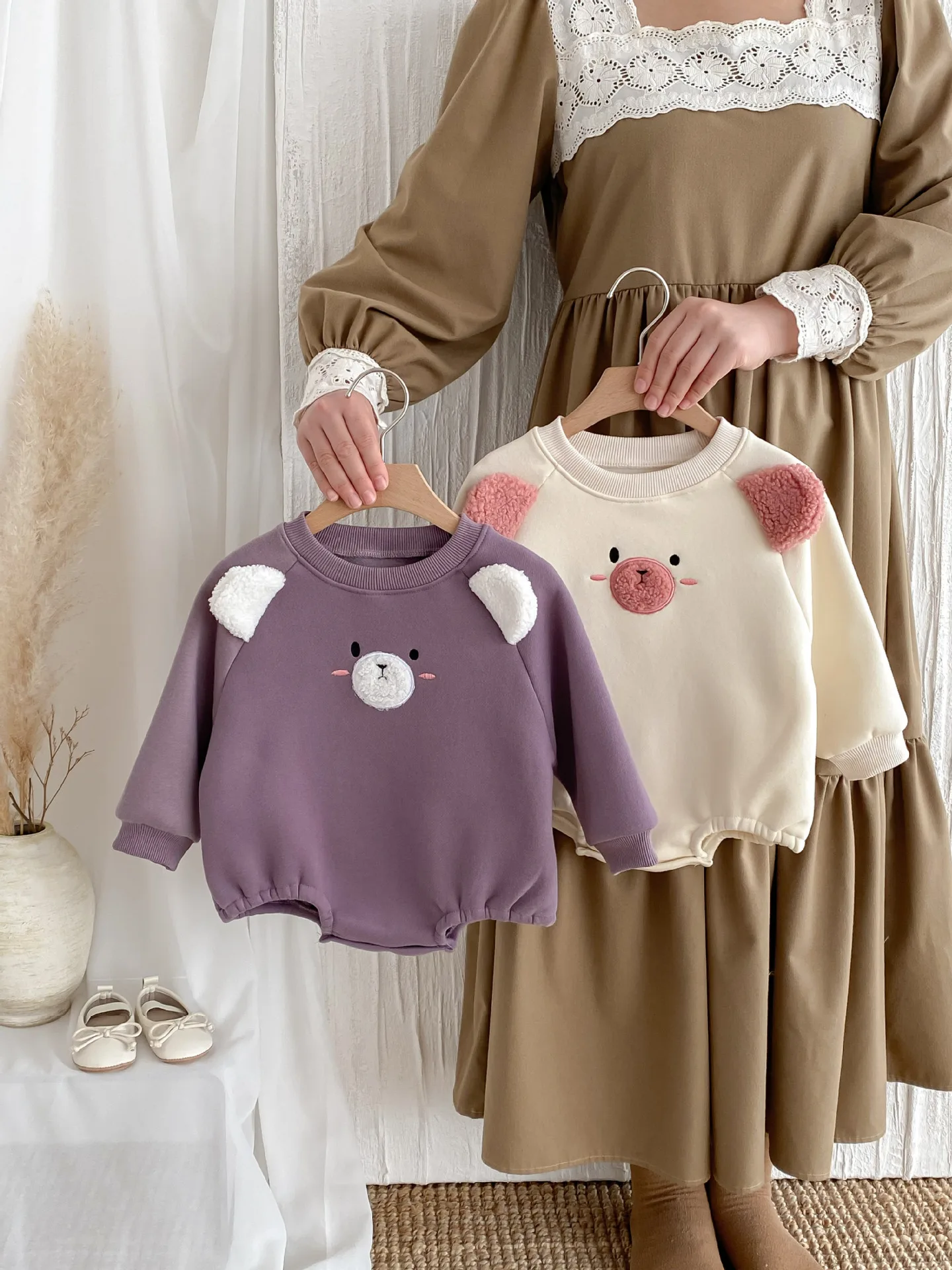 

Baby Winter Clothing Infants Girl Rompers Long Sleeve Cartoon Bear Bodysuits & One-Pieces Newborn Kids Jumpsuits Boys Overalls