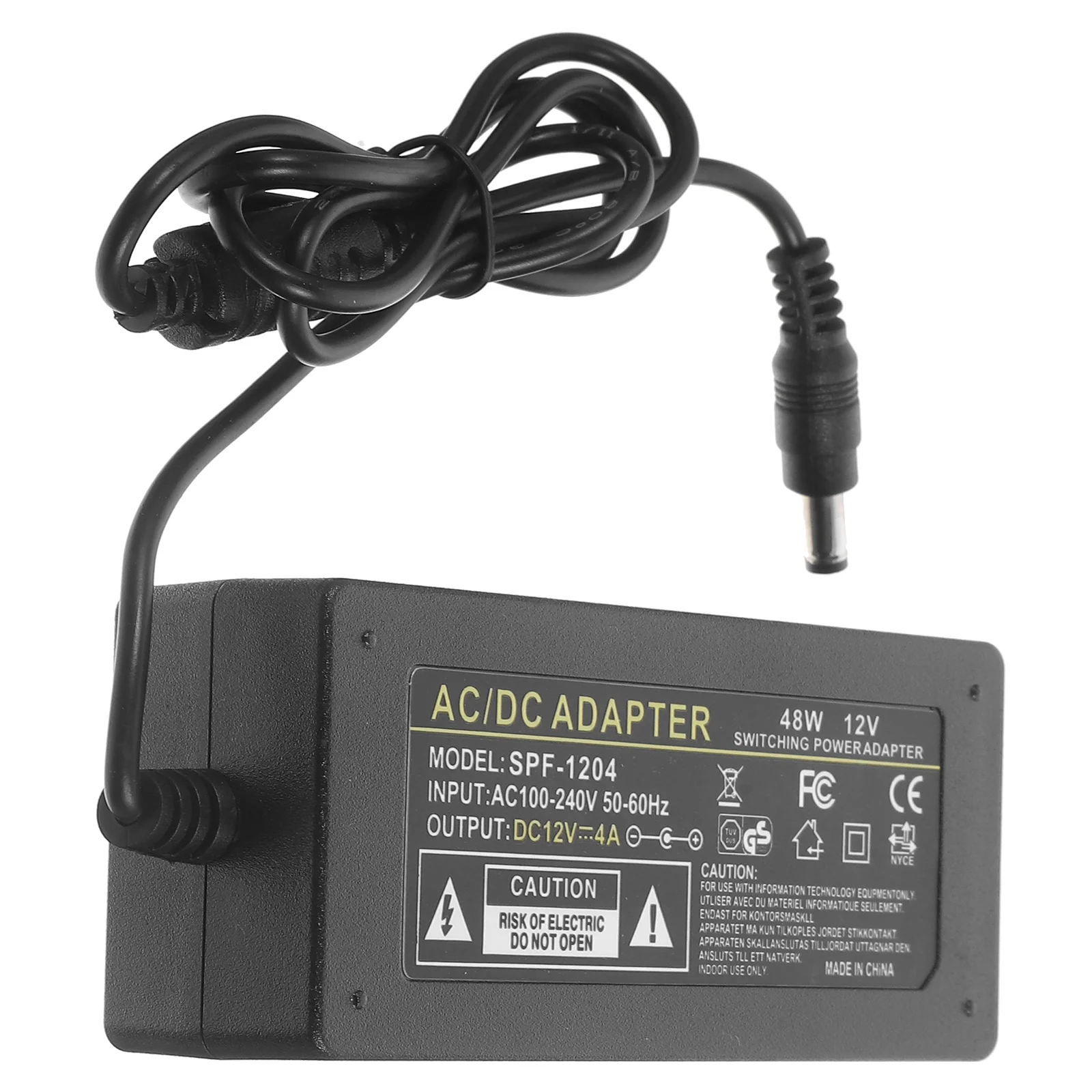 

12V 4a Power Adapter High Supply for Cctv Security Camera Monitor Router Dc 48W LED Indicator