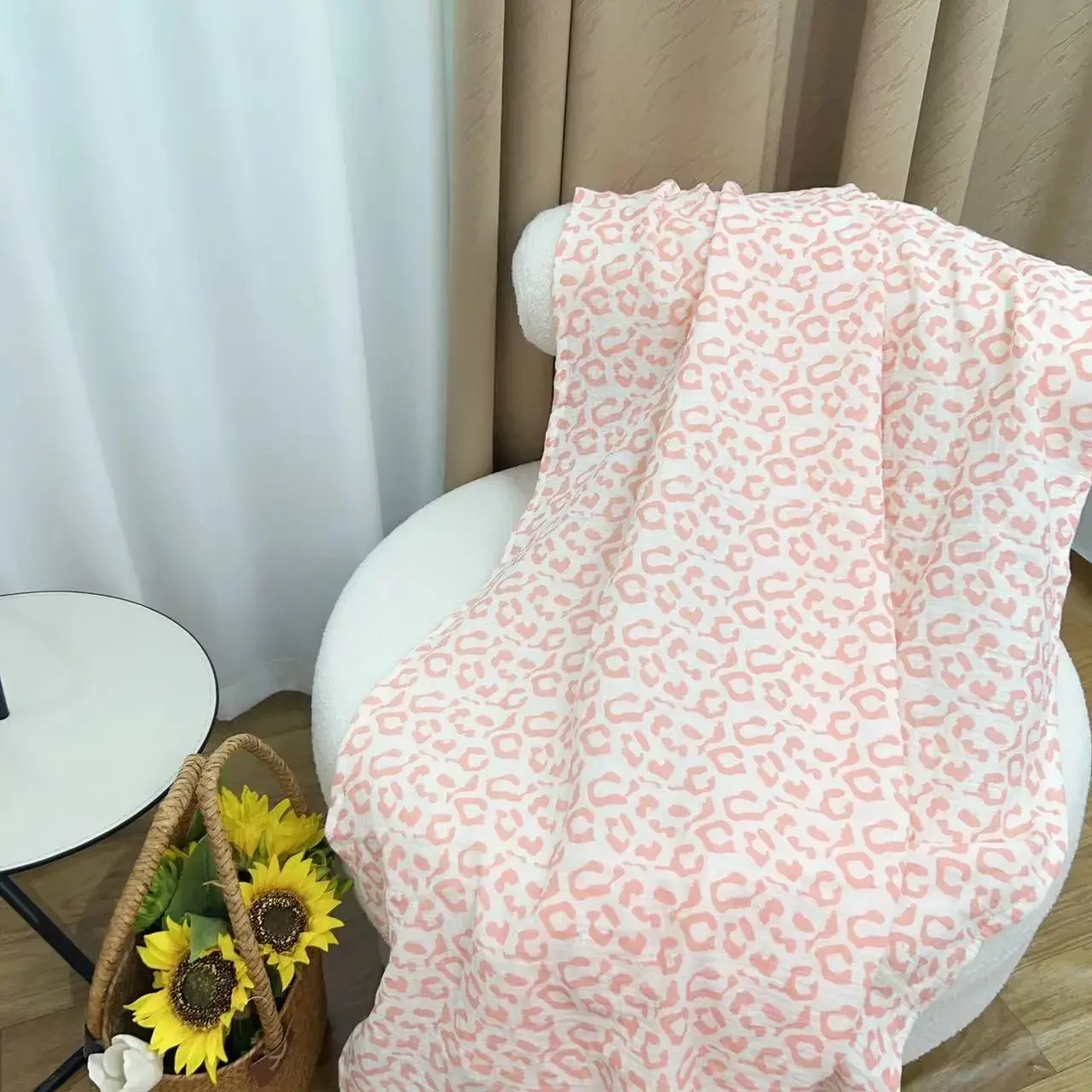 130x200 سنتيمتر الكرتون طباعة لطيف قيلولة بطانية الصيف ABDL الكبار تنفس غزل القطن بطانية رقيقة جدا طالب عنبر لحاف