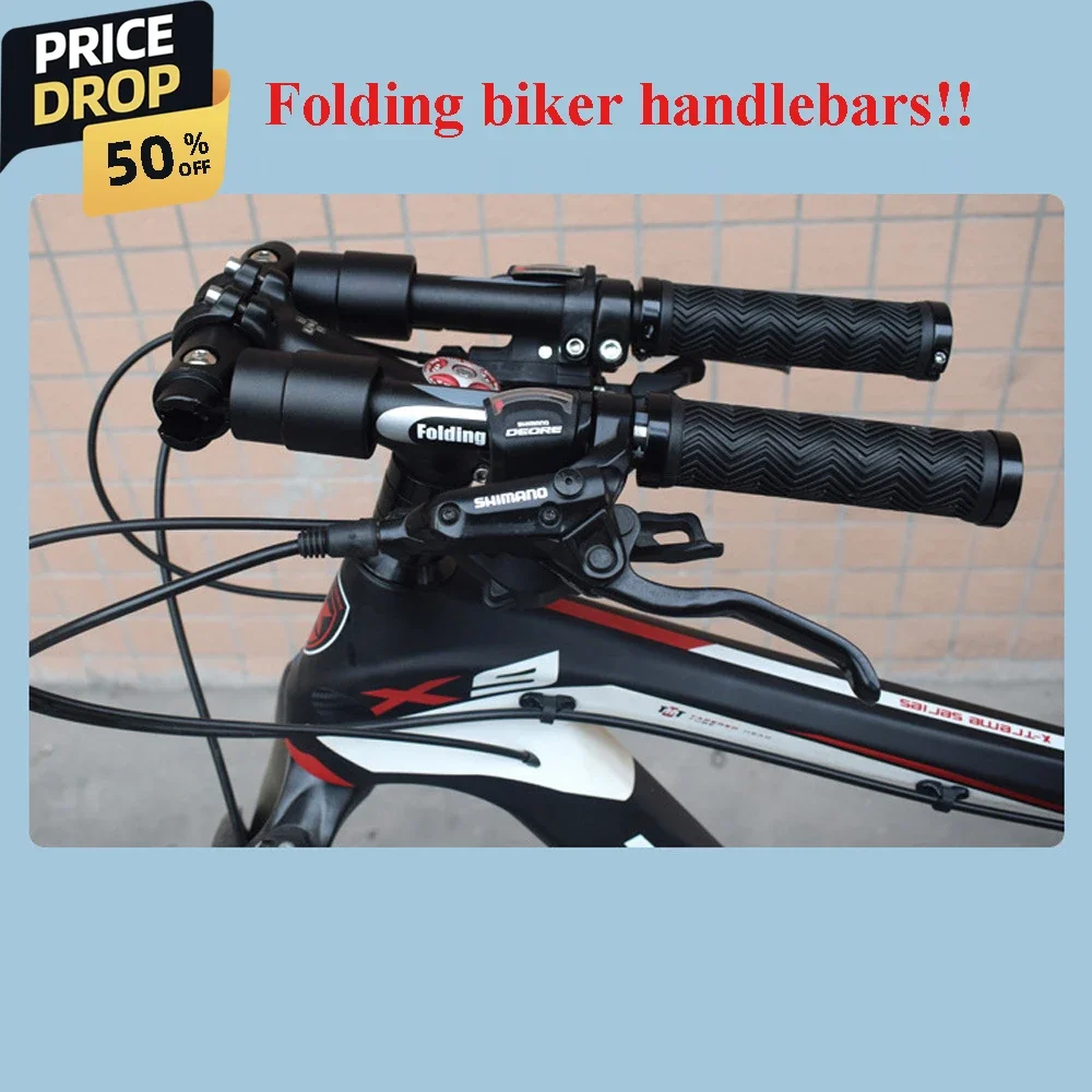 

Quick release electric scooter foldable handlebar mountain bike front handlebar horizontal handle bike retrofitting attachment