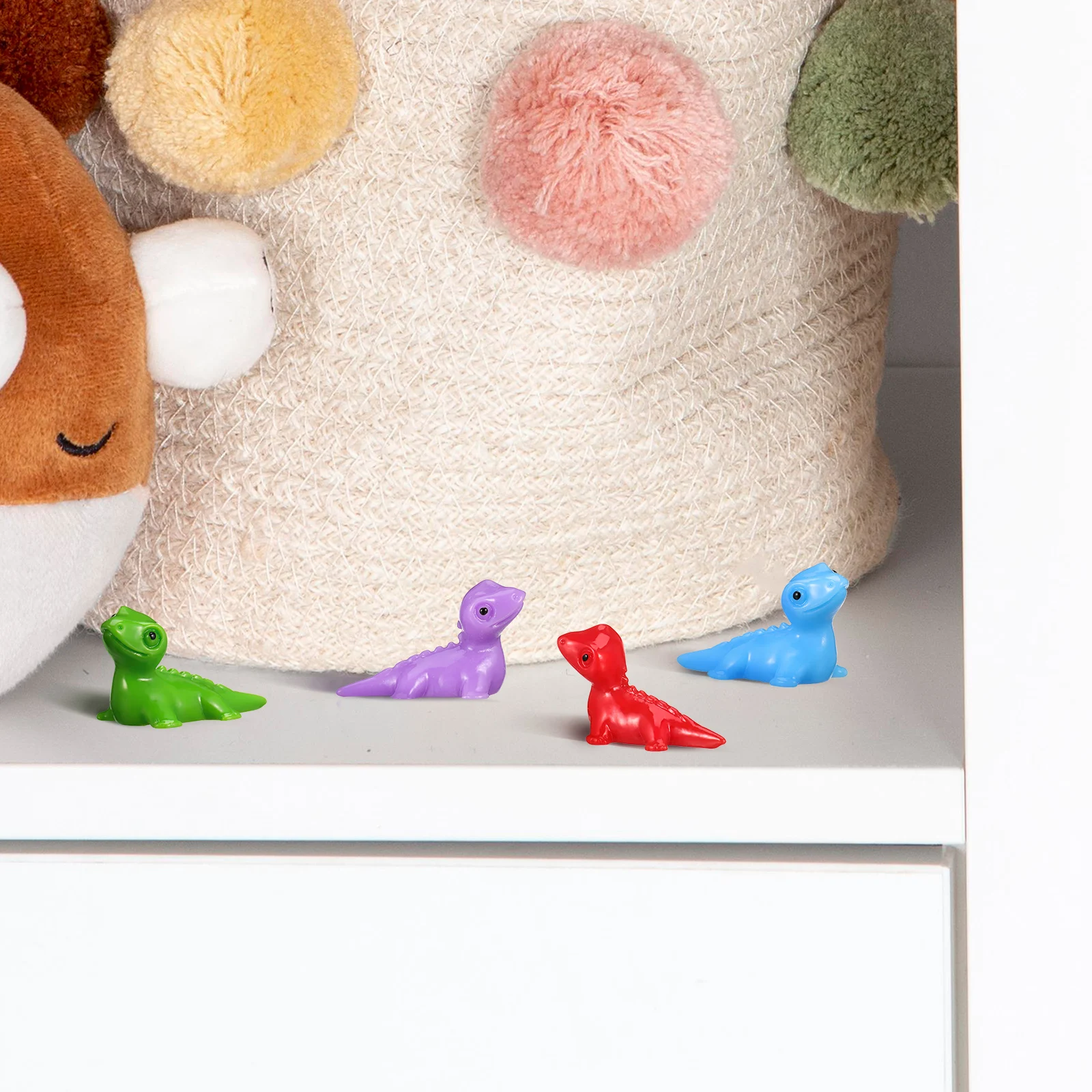 

100 Pcs Resin Lizard Mini Figures Tiny Animals Decor Dollhouse Bonsai Desk Reptile Figurines Long Lasting