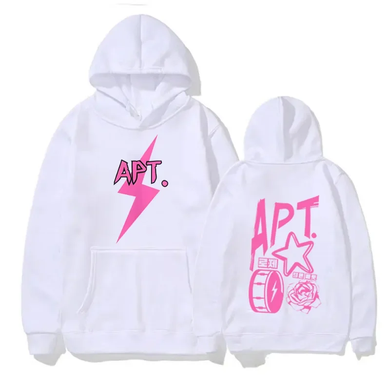 APT New Song ROSÉ & Bruno Mars met capuchon O-hals Vintage Sweatshirt Sweatwear Paar Gotische kleding Sudaderas Koreaanse stijl Hoody