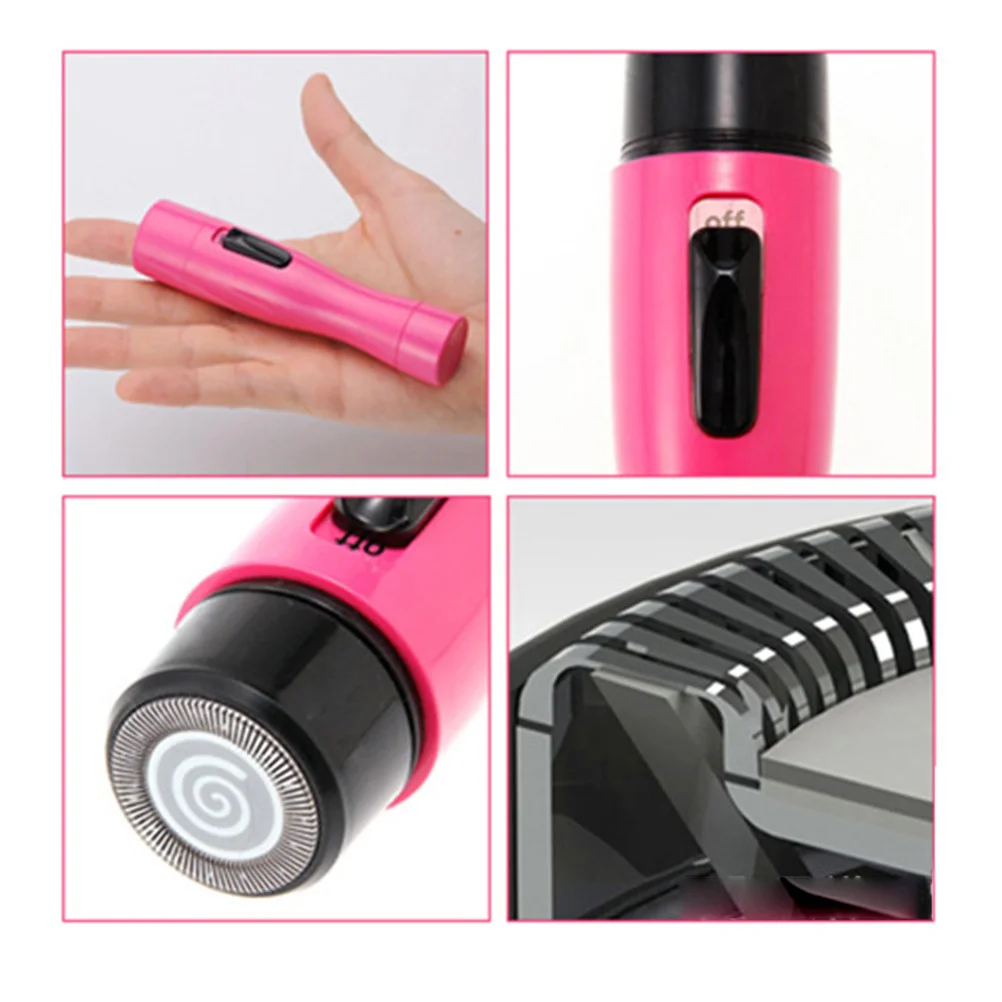 1 قطعة آلة إزالة الشعر الكهربائية الصغيرة المحمولة مقاوم للماء ماكينة حلاقة الجسم للوجه للساقين والذراعين والإبط لنزع الشعر #1