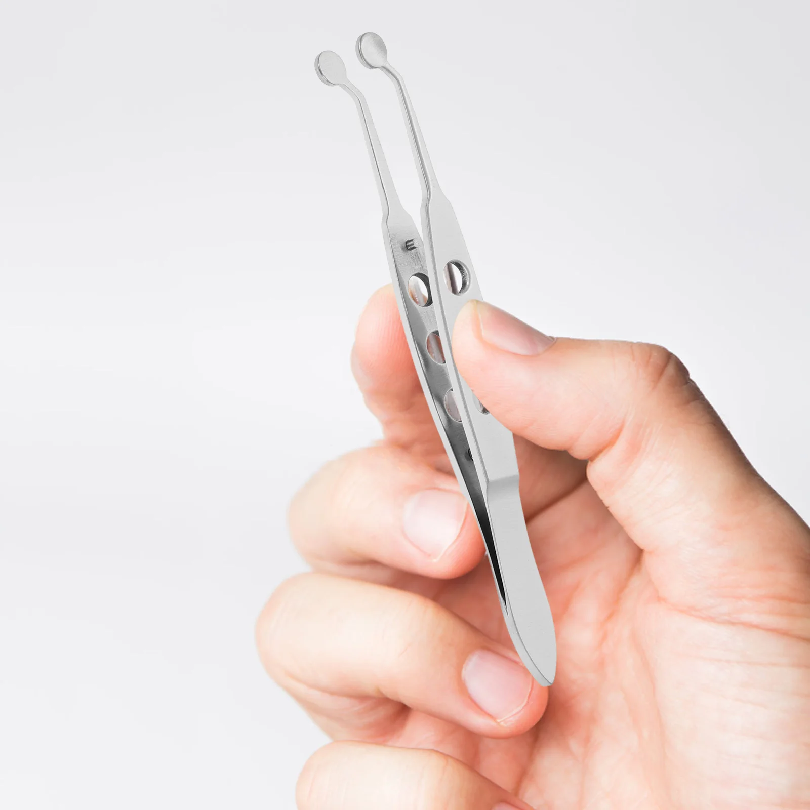 Meibomian pinça de massagem de glândula pinça de pálpebra ponta redonda ferramenta removedor de picante de olho ferramentas de chicote ferramenta de massagem de pálpebra saco de olho inchaço