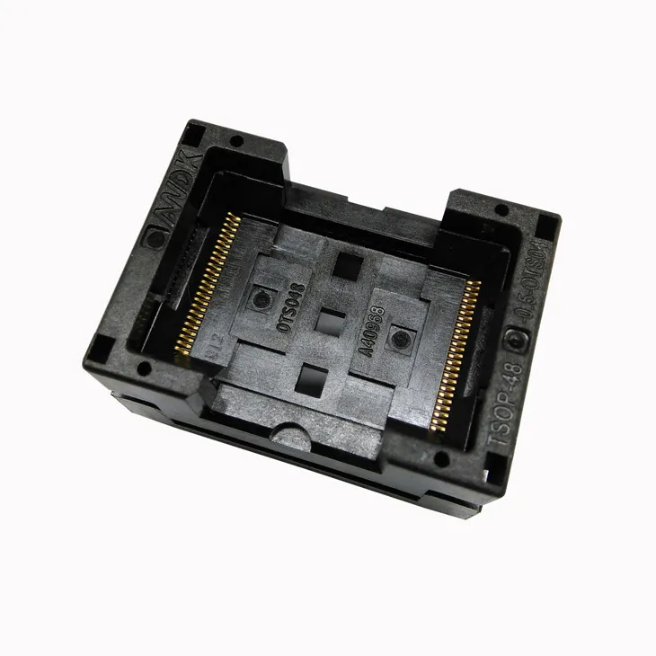 TSOP48 Test Socket, Narrow Body 48-Pin Chip Test Socket, 12x18mm, 48-Pin Adapter, DIP48
