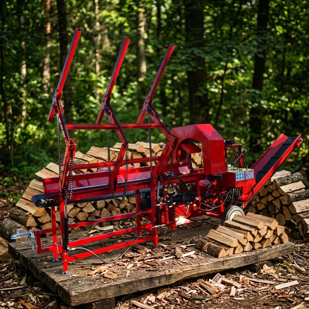 High Efficiency Hydraulic Electric Log Splitter 230V Portable Wood Splitter for Small Farm