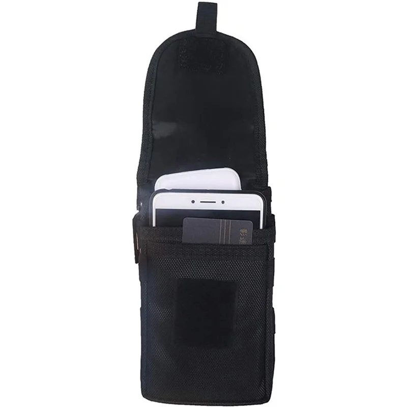 

Flip Phone Waist Bag Men Women Casual Solid Color Pen Insertion Waist Hanging Men's Belt Loop Pouch Large Capacity Wallets