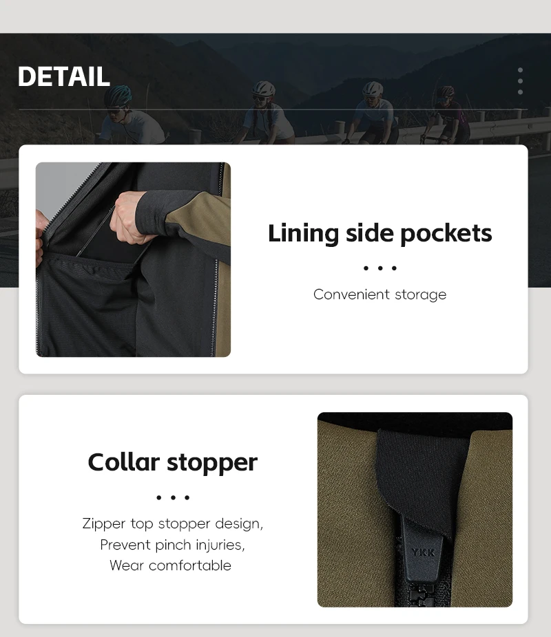 WEST RADFAHREN Männer Halten Warme Radfahren Jacke Winter Herbst Winddicht Thermische Fleece Fahrrad Mantel Wärme Lagerung Windjacke Fahrrad Jacke – Detail 17