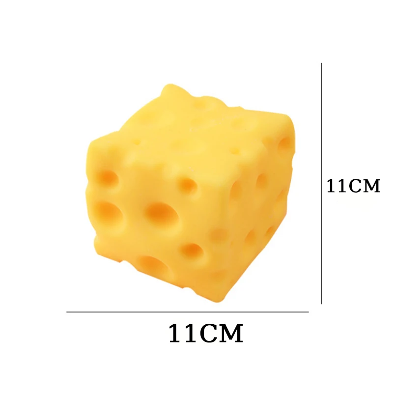 Riesiges Käse-Quetschspielzeug, extra große Größe, Käse-Squishy-Fidget-Spielzeug, langsam zurückfedernder, formbarer Entspannungsball für Erwachsene, Geschenke