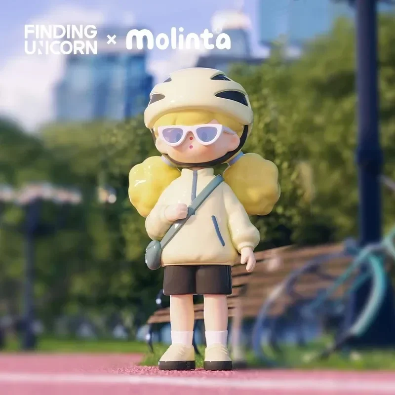 FINDING UNICORN Molinta Minor Holiday Series Blind Box Mystery Box Caixa Sorpresa Girls Anime Figures Cute Model Birthday Gift